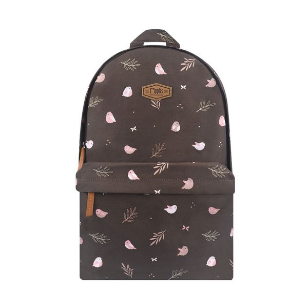 [SALE] Birds School Backpack (Brown)