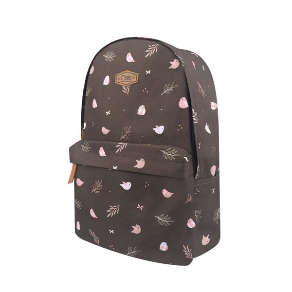 [SALE] Birds School Backpack (Brown)
