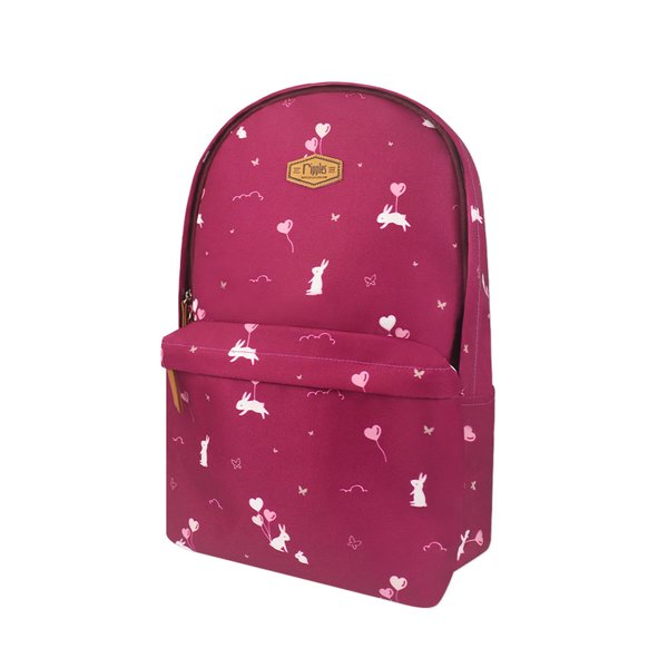 Bunny School Backpack (Maroon Purple) Bunny School Backpack (Maroon Purple)