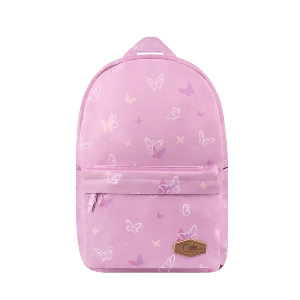 Butterfly Mid Sized Kids School Backpack (Purple) Butterfly Mid Sized Kids School Backpack (Purple)