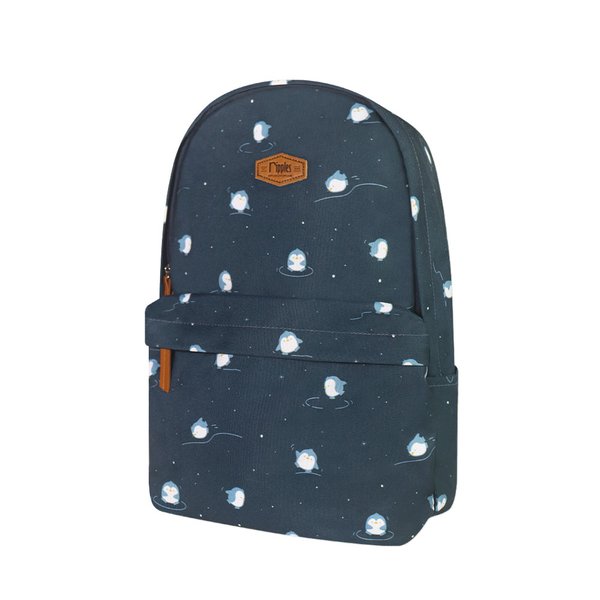 Penguin School Backpack (Grey Blue) Penguin School Backpack (Grey Blue)