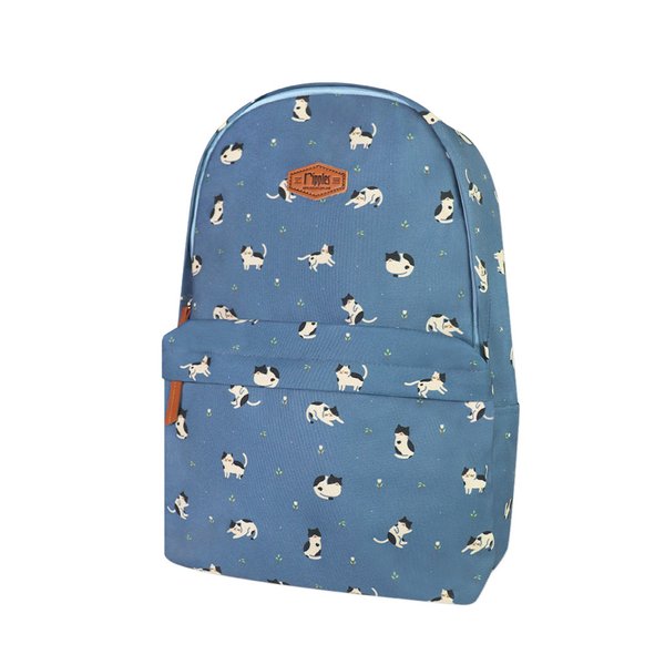 Cats School Backpack (Dust Blue) Cats School Backpack (Dust Blue)