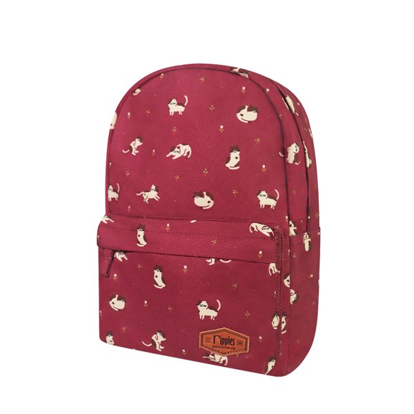Cats Mid Sized Kids School Backpack (Raspberry Pink) Cats Mid Sized Kids School Backpack (Raspberry Pink)