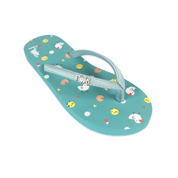 Ducks Ladies Flip Flops (Turquoise) Ducks Ladies Flip Flops (Turquoise)