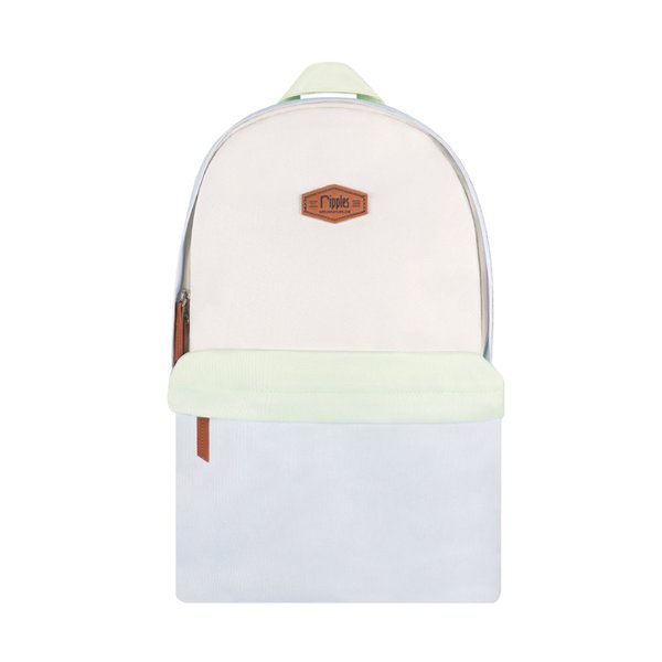 Colour Block School Backpack (Green) Colour Block School Backpack (Green)