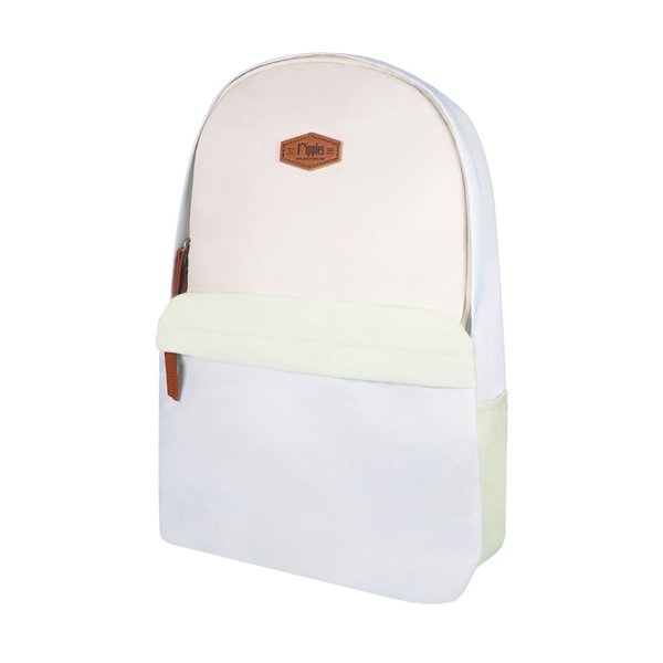 Colour Block School Backpack (Green) Colour Block School Backpack (Green)