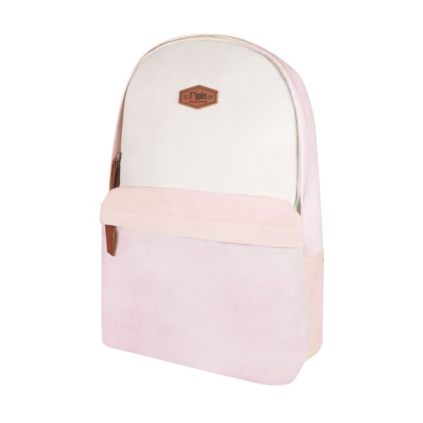 Colour Block School Backpack (Pink) Colour Block School Backpack (Pink)