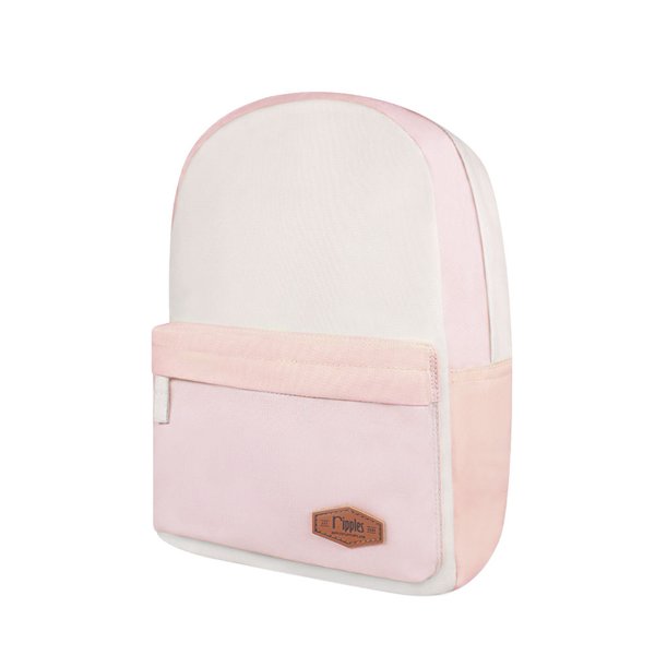 Colour Block Mid Sized Kids School Backpack (Pink) Colour Block Mid Sized Kids School Backpack (Pink)