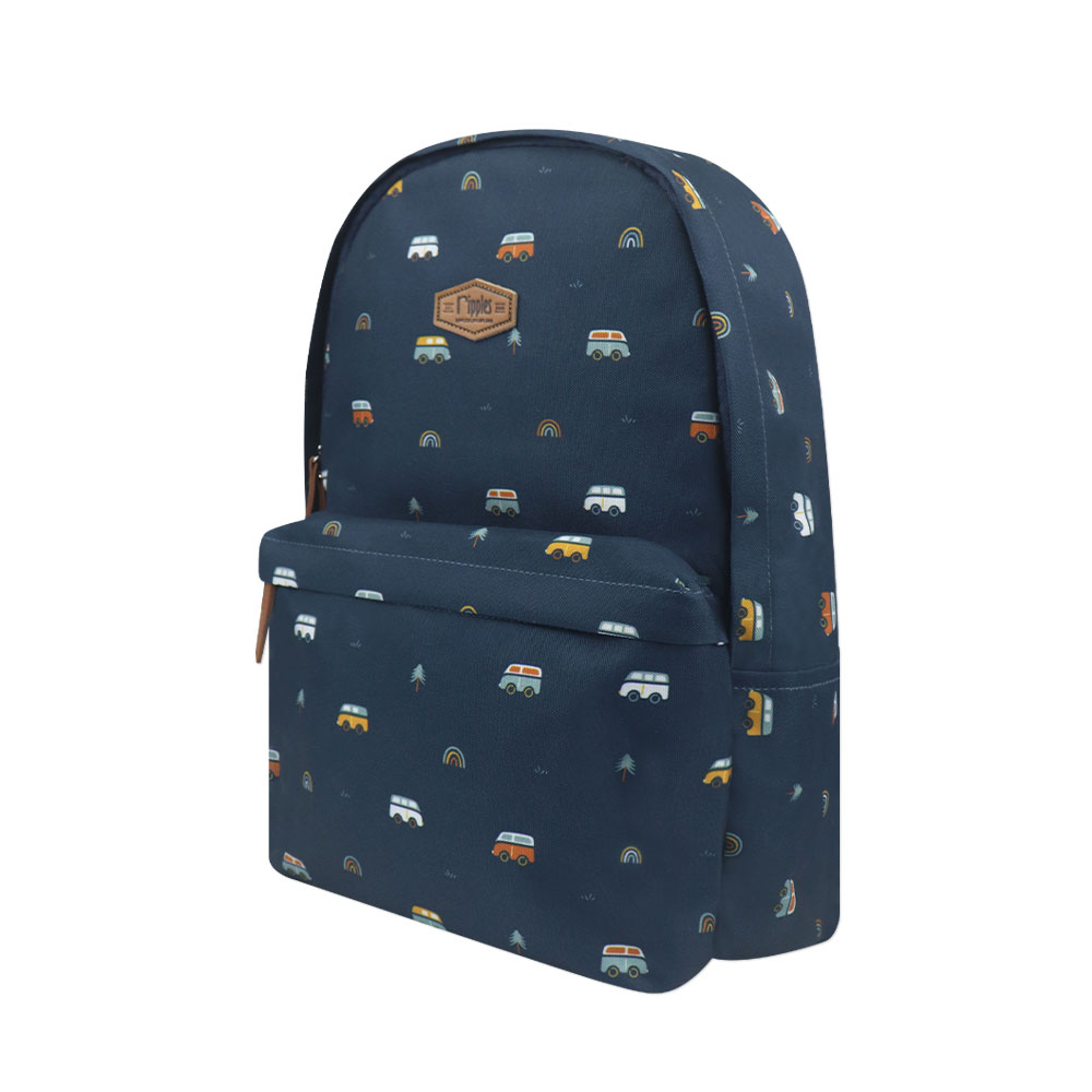 Rainbow Caravan School Backpack (Grey Blue) | Ripples Online Store