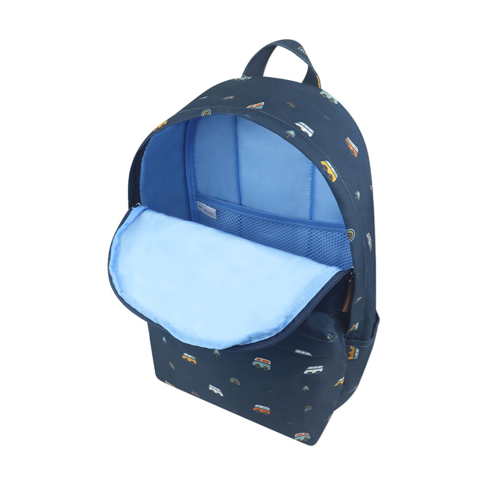 Rainbow Caravan School Backpack (Grey Blue) | Ripples Online Store
