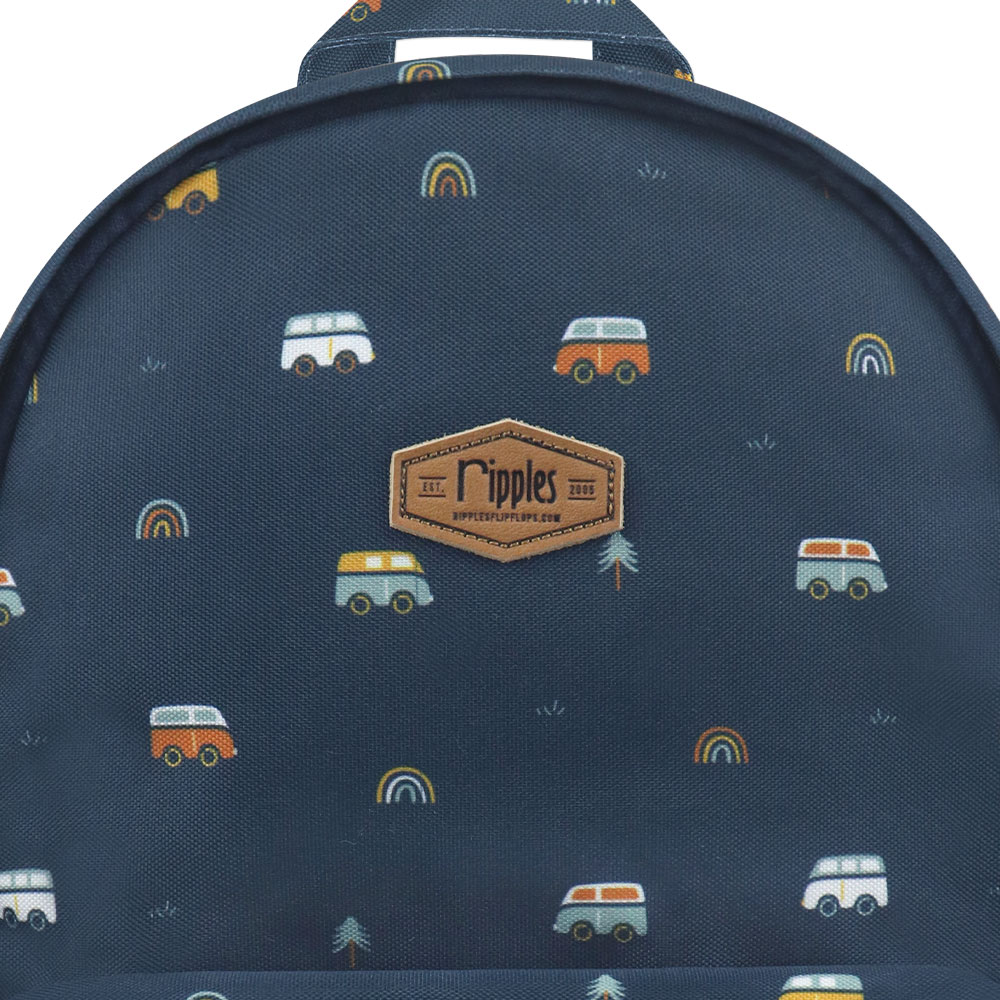 Rainbow Caravan School Backpack (Grey Blue) | Ripples Online Store