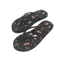 Squirrel Ladies Flip Flops (Black)