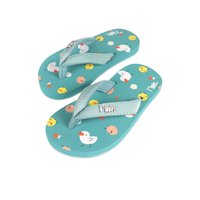 Ducks Little Kids Flip Flops (Turquoise)