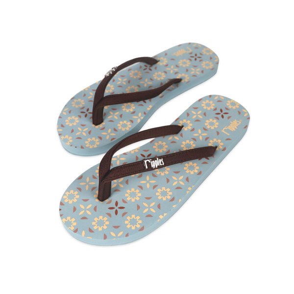 Posie Ladies Flip Flops (Light Grey Blue) Posie Ladies Flip Flops (Light Grey Blue)
