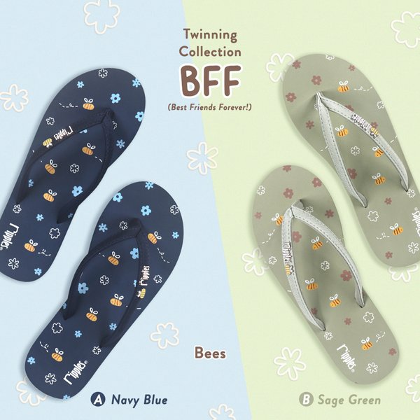 BFF Friends Flip Flops Bees Twinning Collection BFF Friends Flip Flops Bees Twinning Collection