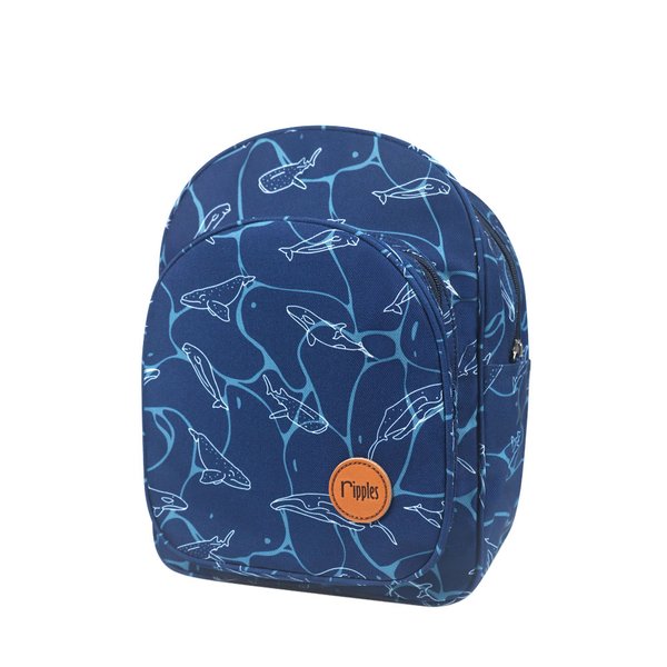Whales Kids Backpack (Navy Blue) Whales Kids Backpack (Navy Blue)