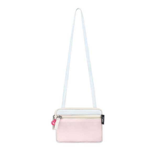 Colour Block Mini Sling Pouch (Pink) Colour Block Mini Sling Pouch (Pink)