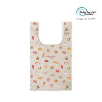 Singapore Iconic Gems Food Little Reusable Tote Bag (Khaki)