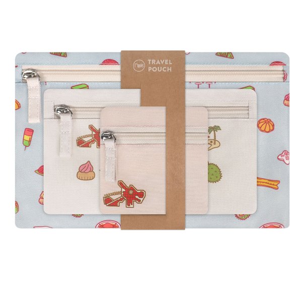Singapore Iconic Gems Travel Pouch Set Singapore Iconic Gems Travel Pouch Set