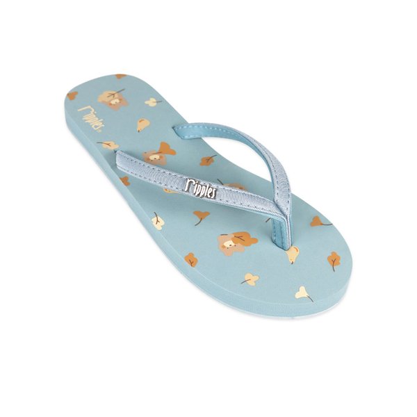 Autumn Bear Ladies Flip Flops (Light Grey Blue) Autumn Bear Ladies Flip Flops (Light Grey Blue)
