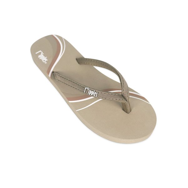 Waves Ladies Flip Flops (Khaki) Waves Ladies Flip Flops (Khaki)