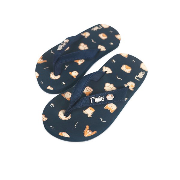 Doggies Little Kids Flip Flops (Grey Blue) Doggies Little Kids Flip Flops (Grey Blue)