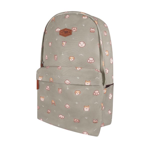 Doggies School Backpack (Khaki)