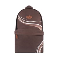 Waves School Backpack (Brown)