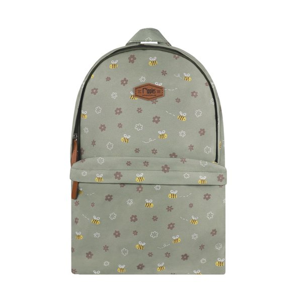 Bees School Backpack (Sage Green)