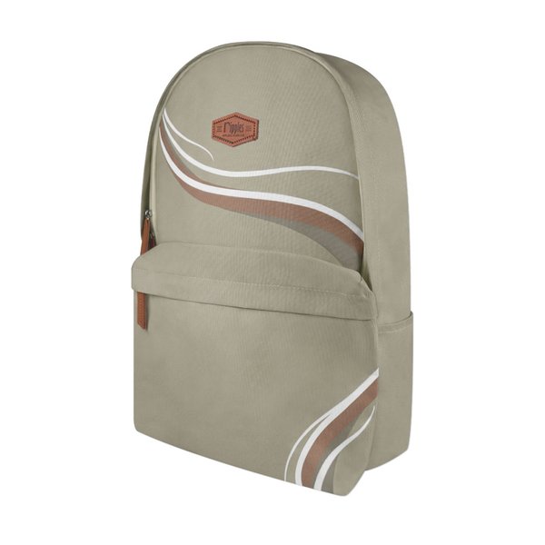 Waves School Backpack (Khaki)
