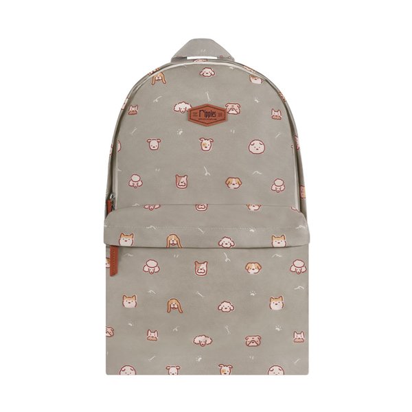 Doggies School Backpack (Khaki)