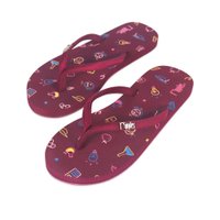 Campus Ladies Flip Flops (Maroon Purple)