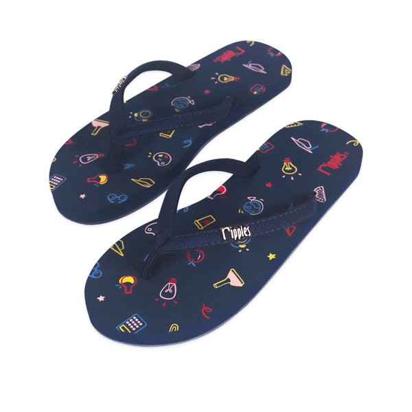 Campus Ladies Flip Flops (Navy Blue)