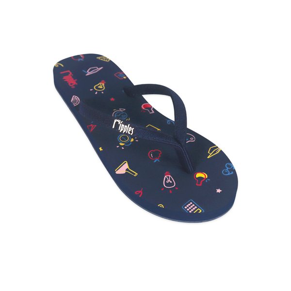 Campus Ladies Flip Flops (Navy Blue)