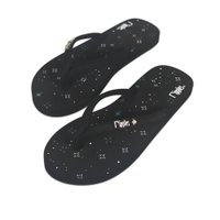 Constellation Ladies Flip Flops (Black)