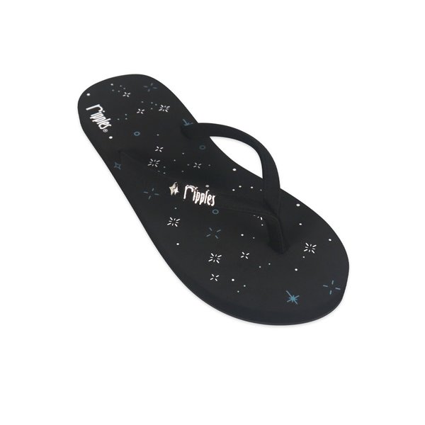 Constellation Ladies Flip Flops (Black)