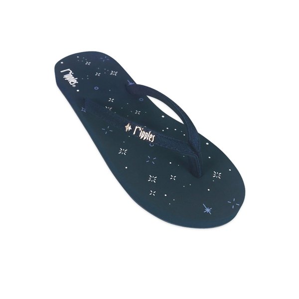 Constellation Ladies Flip Flops (Grey Blue)