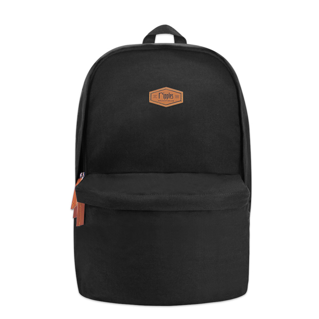  Sienna Canvas Backpack (Black)