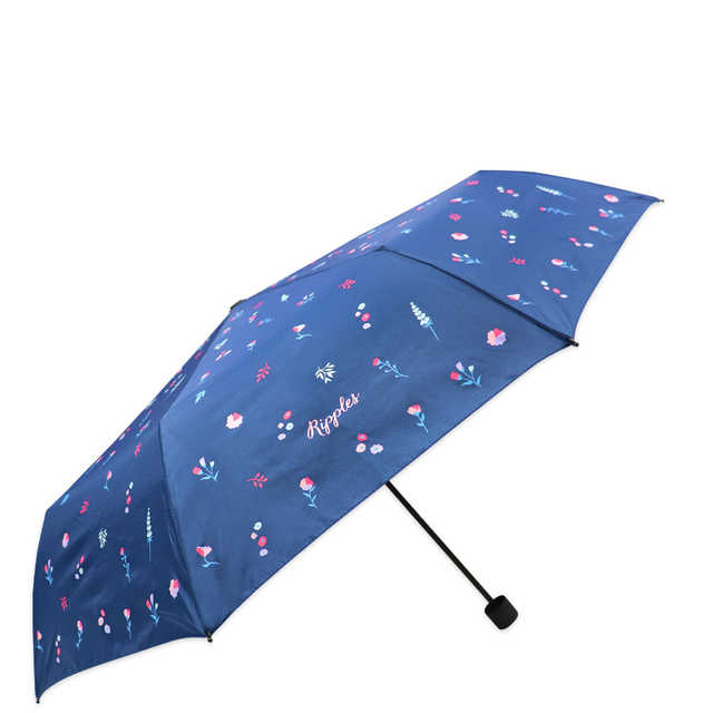 [PROMO] Alyssa Floral Umbrella (Navy Blue)
