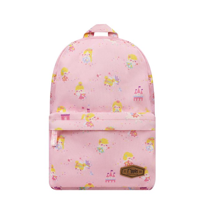 Fairies Mid Sized Kids School Backpack (Pink)