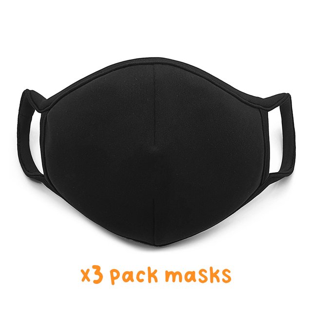[3 packs] Reusable Face Mask (Regular Size)