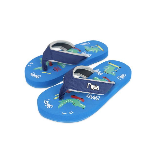 [SALE] Crocodile Little Kids Flip Flops (Blue)