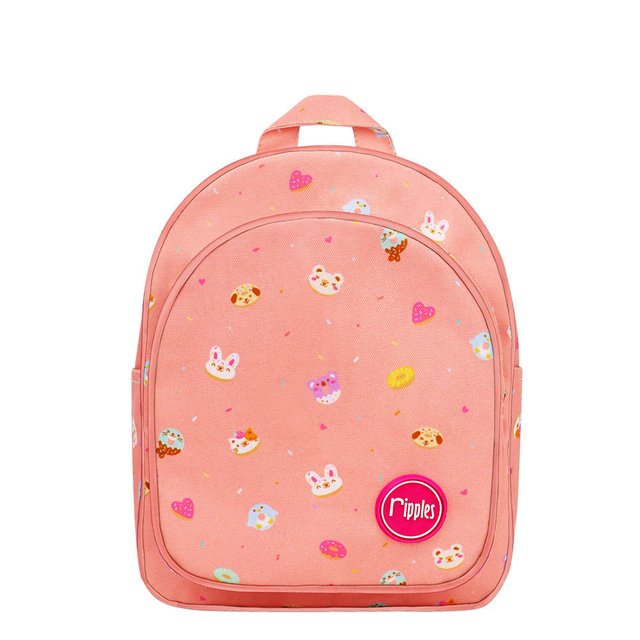Animal Donuts Kids Backpack (Peach)