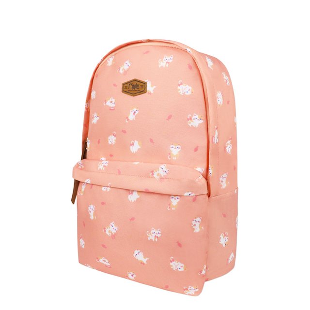 [SALE] Kittens School Backpack (Peach)