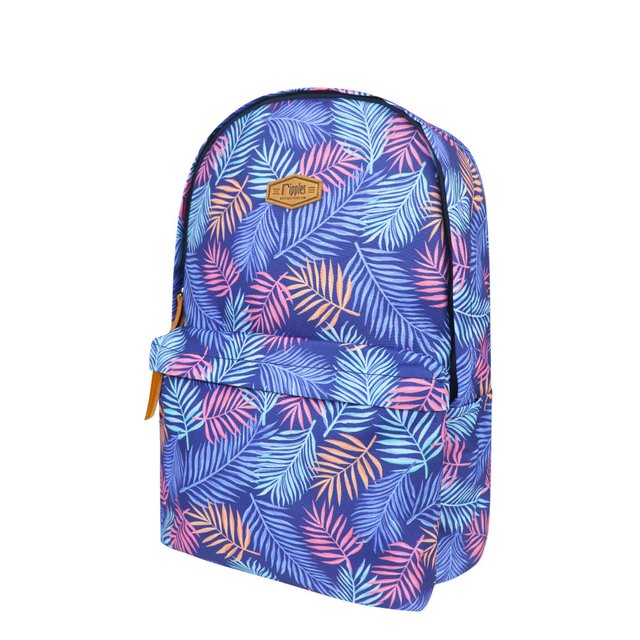 [SALE] Tropical Leaves School Backpack (Blue)