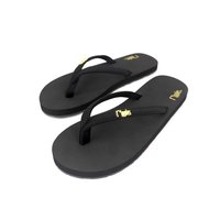 Ava Classic Ladies Flip Flops (Black)