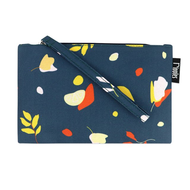 [PROMO] Abstract Leaves Essential Pouch (Dark Blue Grey)