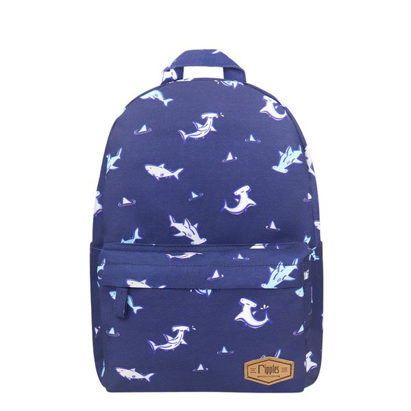 [SALE] Sharks Mid Sized Kids School Backpack (Navy Blue)