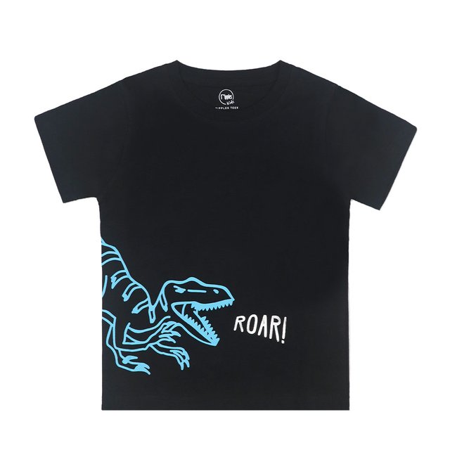[PROMO] Dinosaur Kids T-shirt (Black)