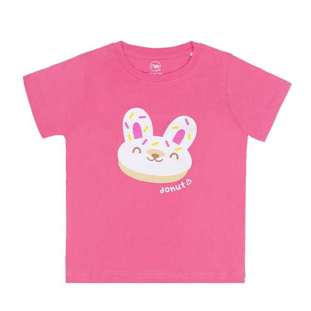 [PROMO] Animal Donut Rabbit Kids T-shirt (Pink)